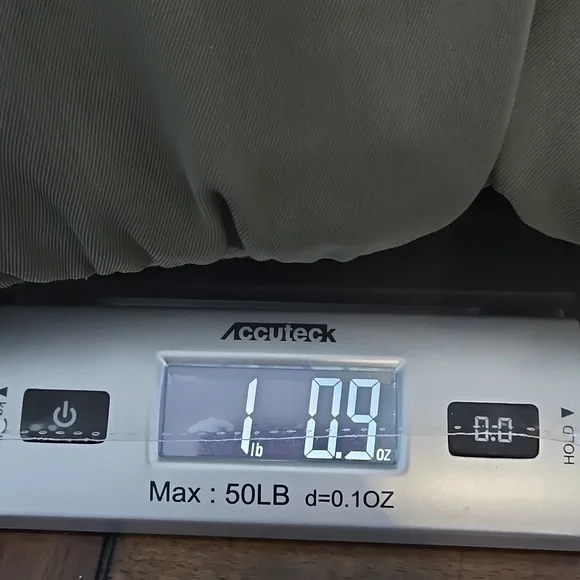 WHO WHAT WEAR Olive Bomber Jacket With Ruffles Bronze Zippered Pockets Sz LARGE - Picture 14 of 14